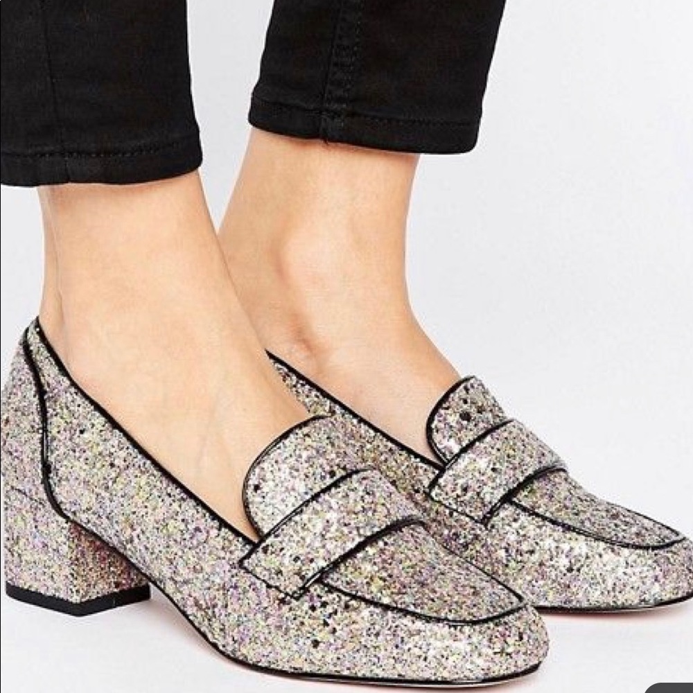 ASOS rainbow glitter loafer 🌈 rare find!